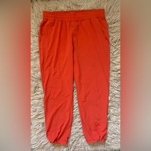 Banana Republic Sport Orange Jogger Pants Size Large